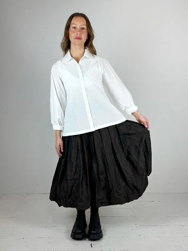 White Cotton Shirt Chic Silk Short Sleeve Shirt