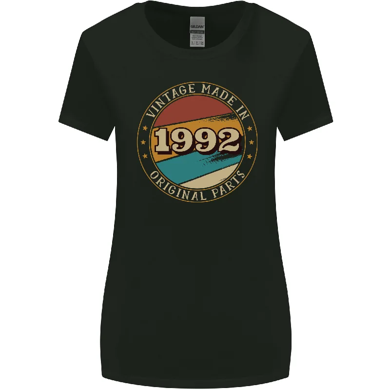 31st Birthday  Vintage Made In 1992 Womens Wider Cut T-Shirt Anti-Shrink Durable Soft