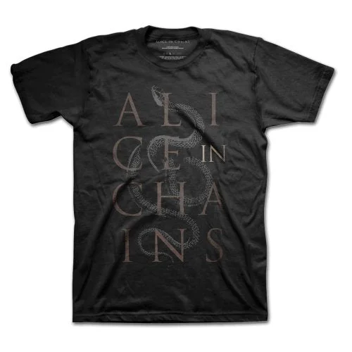 Alice In Chains | Official Band T-Shirt | Snakes Chenille Brocade Lace