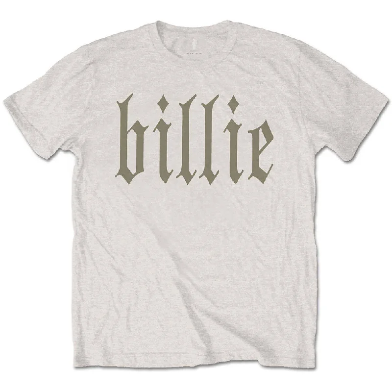 Billie Eilish | Official Band T-Shirt | Billie 5 (Back Print) Sequined Glittery Shiny