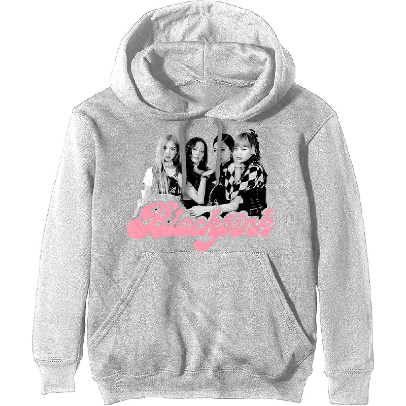 BlackPink Unisex Pullover Hoodie: Photo T-Shirt Cashmere Blend Cotton Blend Poly Blend