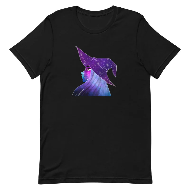 Cosmic Witch Short-Sleeve Unisex T-Shirt Oversized T-Shirt Spandex breathable