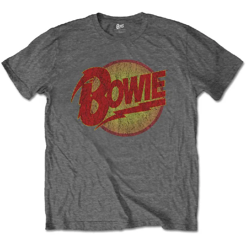 David Bowie Kids T-Shirt: Diamond Dogs Logo Polka Dot Checkered Tartan