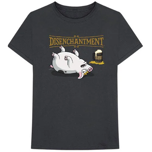 Disenchantment | Official Band T-Shirt | Pig Satin Fabric Silk Fabric Chiffon Fabric