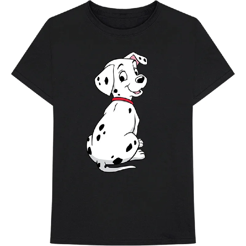 Disney | Official Band T-Shirt | 101 Dalmations - Dalmation Pose Nylon Fabric Polyester Fabric Spandex Fabric