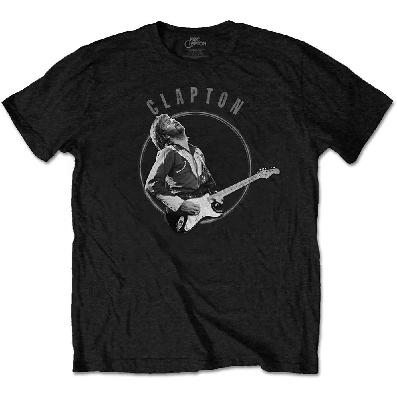 Eric Clapton | Official Band T-Shirt | Vintage Photo Lace Blend Ribbed Blend Corduroy Blend