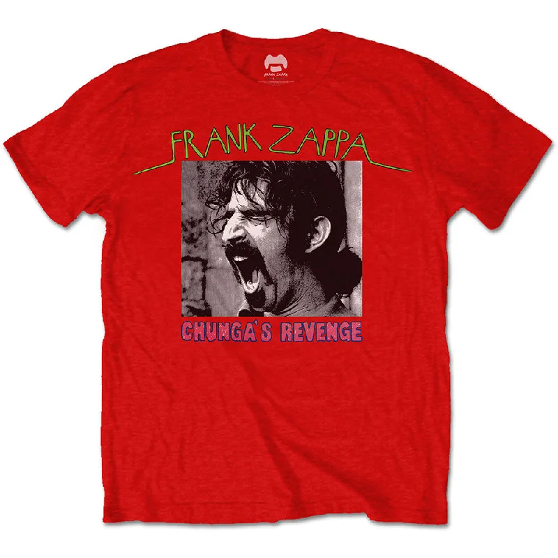 Frank Zappa | Official Band T-Shirt | Chunga's Revenge Collared T-Shirt Boat Neck A-Line