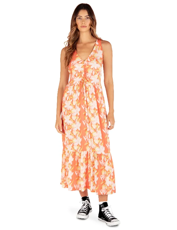 Hurley Sand Dollar Midi Dress Fashionable Shift Midi Dress