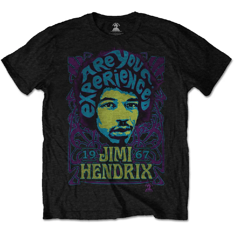 Jimi Hendrix | Official Band T-Shirt | Experienced Faux Fur Fabric Real Fur Fabric Shearling Fabric