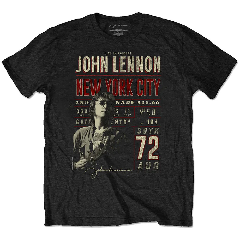 John Lennon Unisex Eco T-Shirt: NYC '72 Layered Multi-layer Single Layer