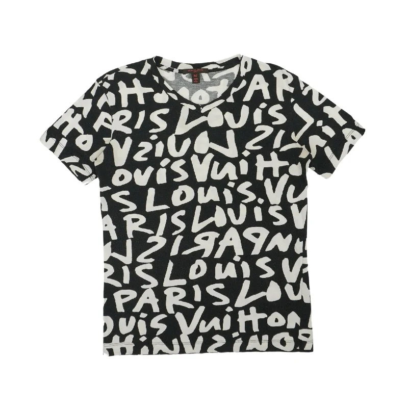 Louis Vuitton x Stephen Sprouse T-Shirt - Women's XS Cotton Fabric Linen Fabric Terry Fabric