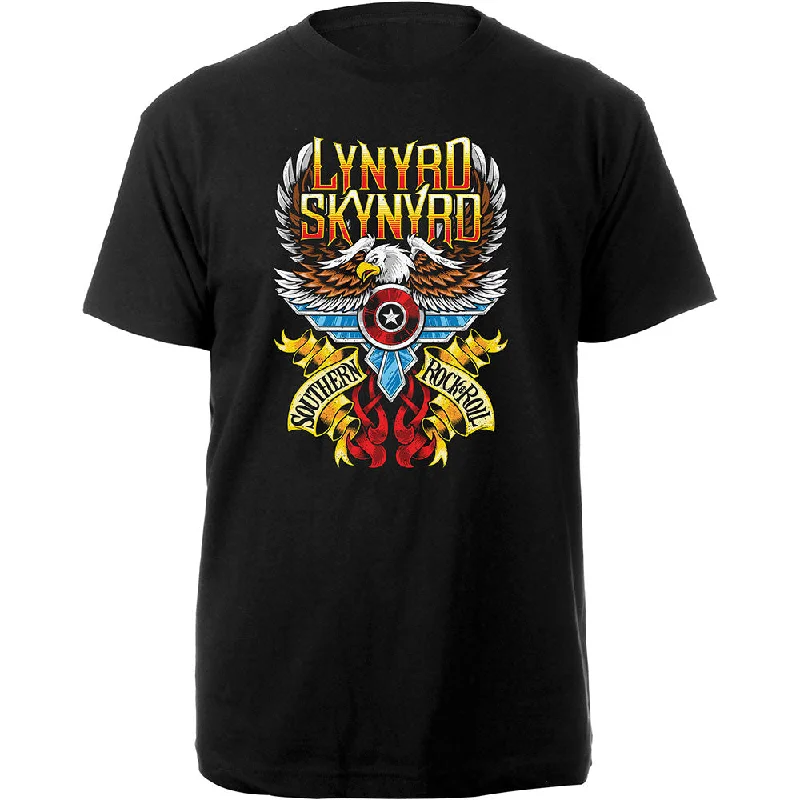 Lynyrd Skynyrd | Official Band T-Shirt | Southern Rock & Roll Zippered Front Buttoned Front Snap Front