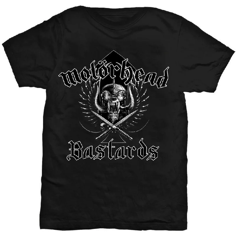 Motorhead | Official Band T-Shirt | Bastards Collared T-Shirt Boat Neck A-Line