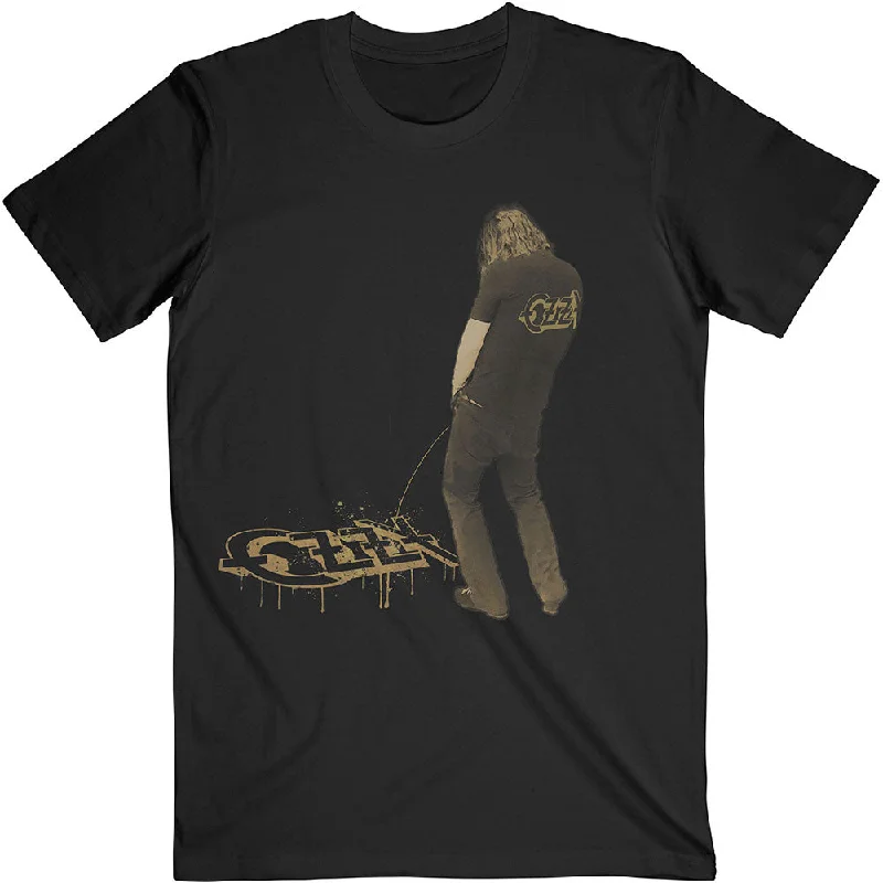 Ozzy Osbourne | Official Band T-Shirt | Perfectly Ordinary Leak Sequined Glittery Shiny