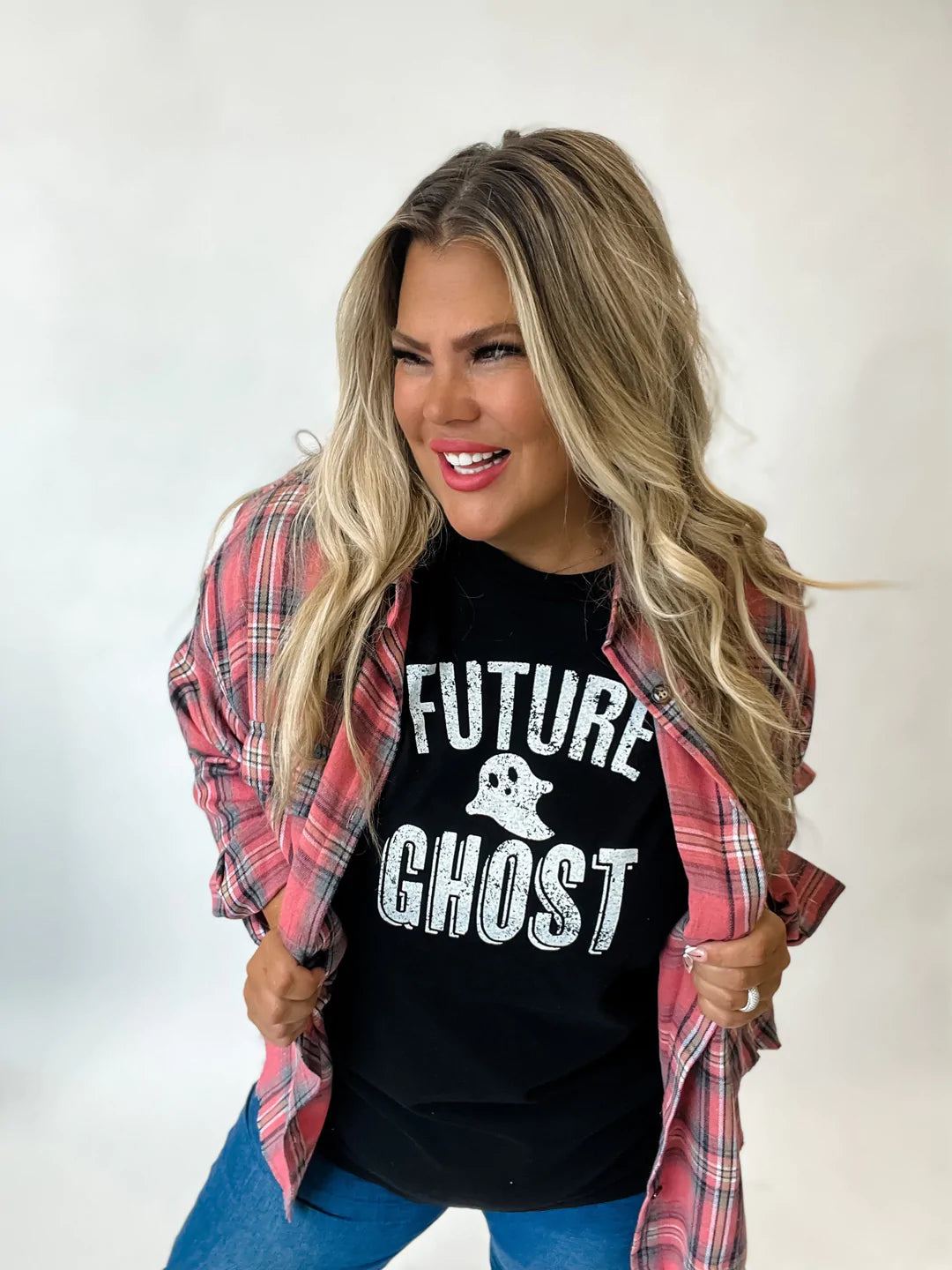 "Future Ghost" by Blakeley - Graphic Tee Iron Safe Non-Iron Wrinkle Free