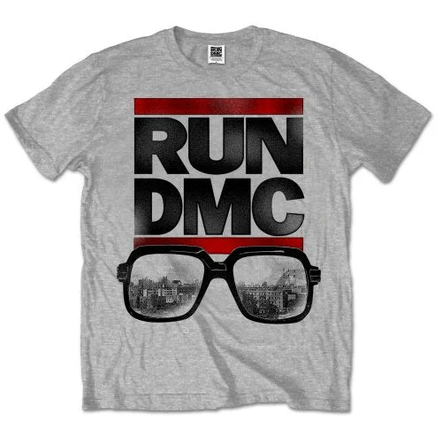 Run DMC | Official Band T-Shirt | Glasses NYC Fashionable Trendy Casual