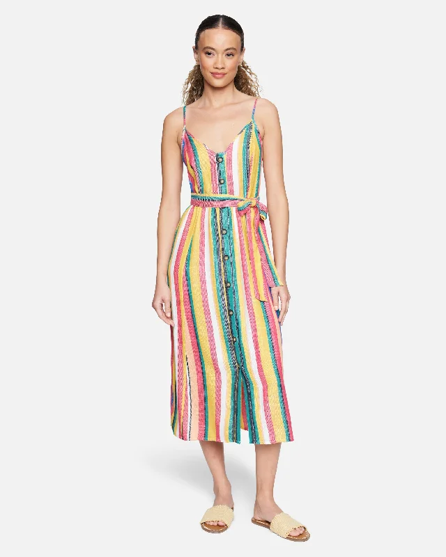 Sara Midi Dress Stylish Tiered Midi Dress