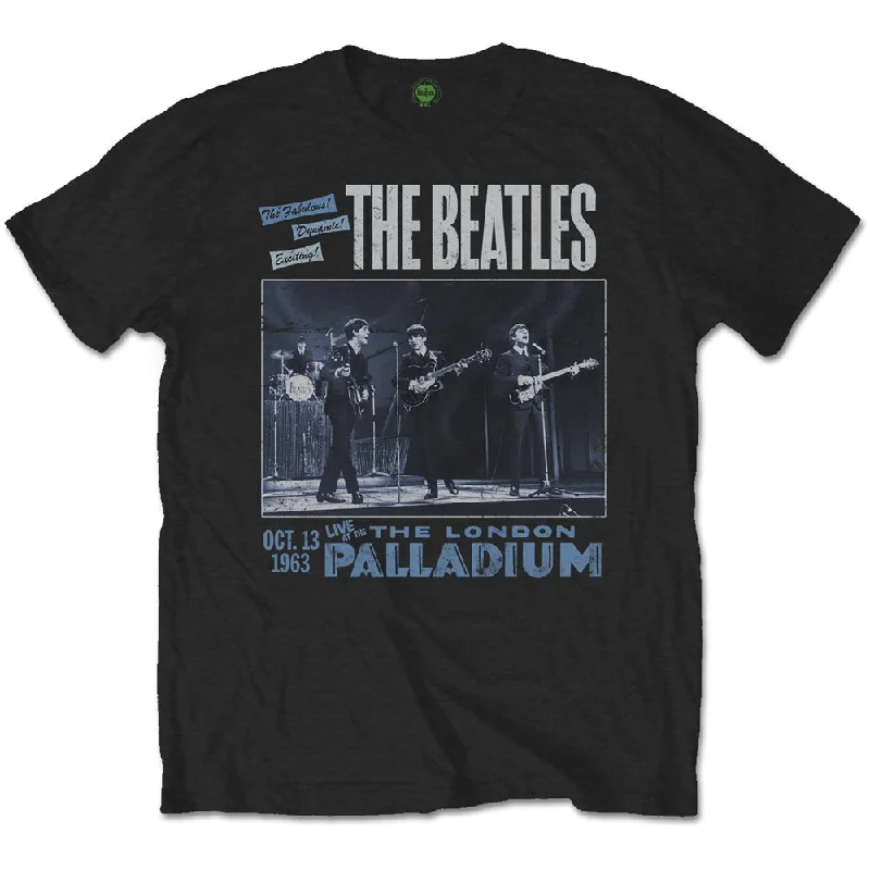 The Beatles Unisex Premium T-Shirt: 1963 The Palladium Chenille Fabric Brocade Fabric Lace Fabric