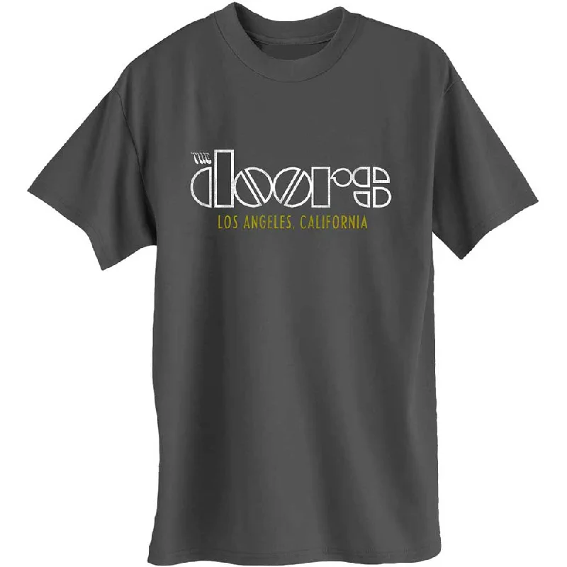 The Doors | Official Band T-Shirt | LA California Rayon Velvet Corduroy