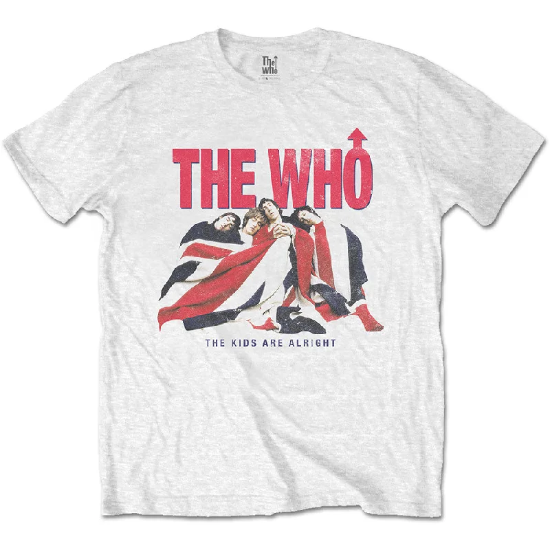 The Who | Official Band T-Shirt | Kids Are Alright Vintage Oversized T-Shirt Spandex breathable