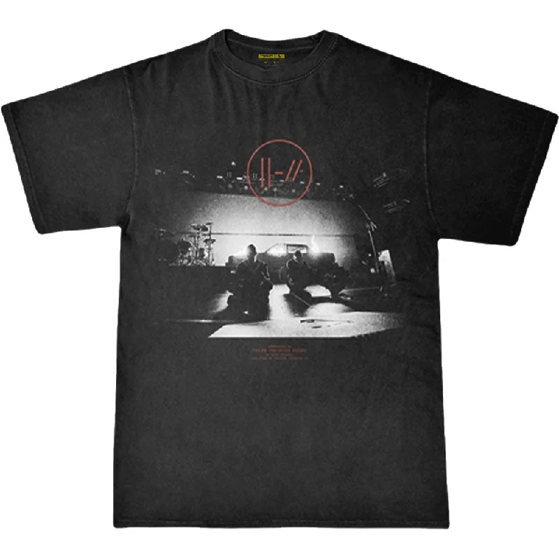 Twenty One Pilots | Official Band T-Shirt | Dark Stage Chenille Blend Fleece Blend Nylon Blend