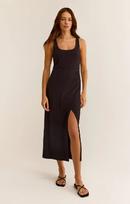 Z Supply Melbourne Midi Dress Stylish High-Waisted Midi Dress