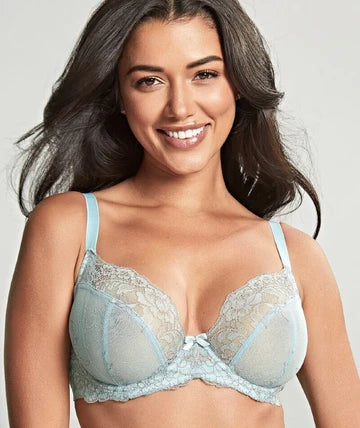 Ana Plunge Bra In Ash Rose & Blue - Panache Multi-Way Bra Design