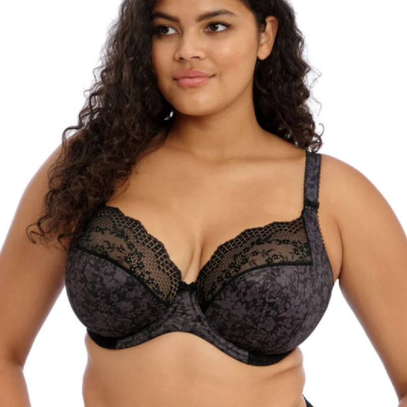 Elomi Lucie UW Plunge Bra EL4490 in Black Multi-Way Bra Design