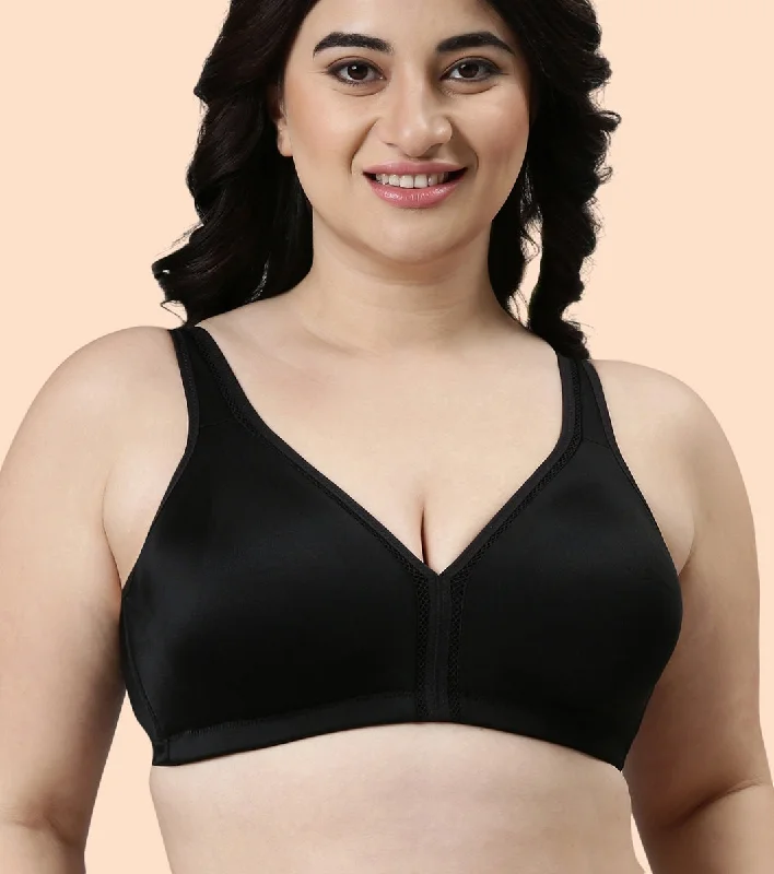 Plush Comfort Side Support Bra Strapless Support Bra