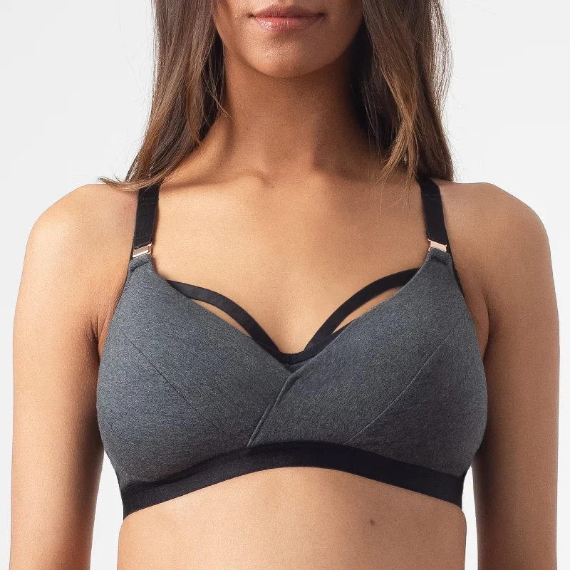 ESCAPIST COTTON WRAP CONTOUR NURSING BRA - WIREFREE Breathable Full Coverage