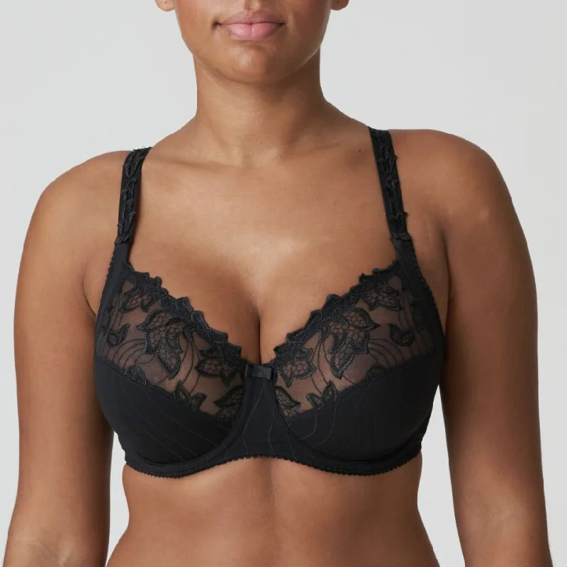 Prima Donna Deauville Full Cup UW Bra in Black 0161810/11 Trendy Lace Bra