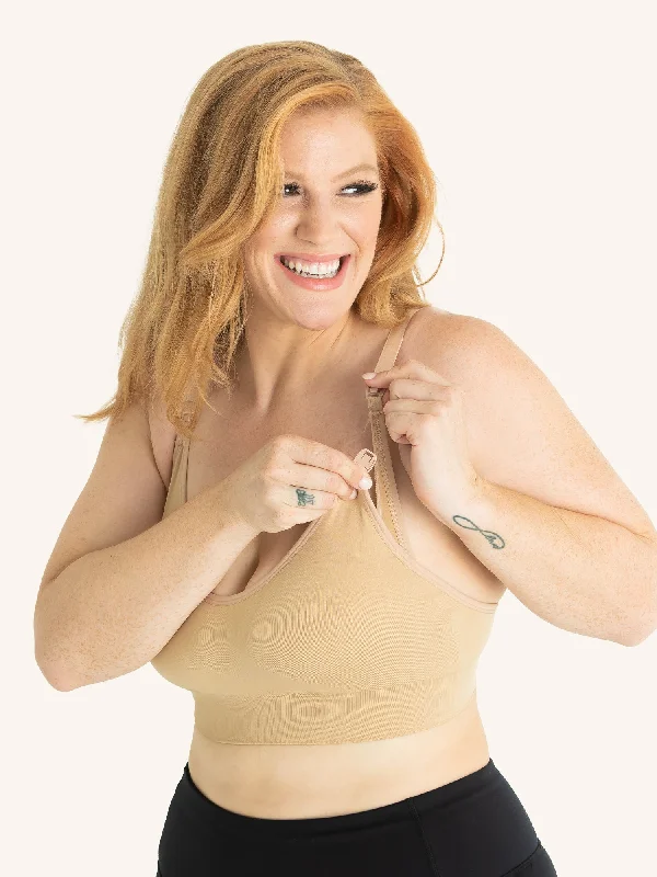 The Ashley - Seamless Comfort Maternity Nursing Bra Seamless Push-Up Bra