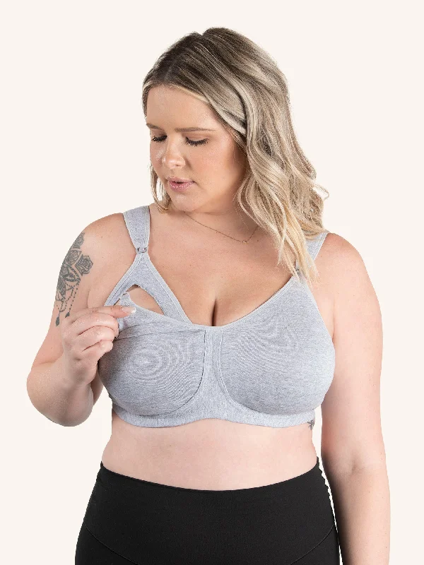 The Vivien - Wirefree Nursing Sports Bra Padded Push-Up Bra