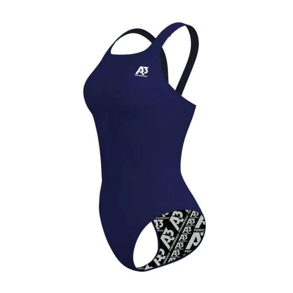 A3 Performance Women's Solid Poly Sprintback Swimsuit Comfortable Tankini Set