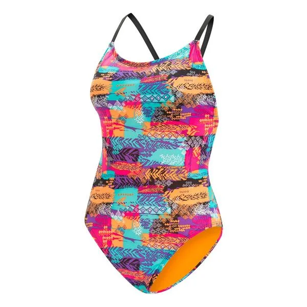 Dolfin Bellas Women's Ultra Low Back Swimsuit Trendy Swimwear Set