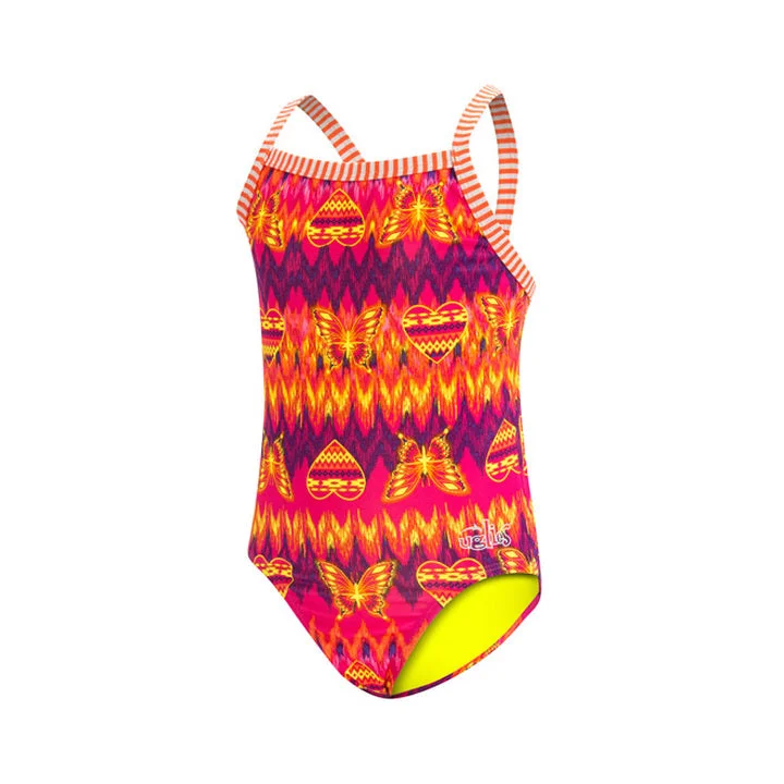 Dolfin Uglies Flutterfly Girl's One-Piece Swimsuit Sexy Swimwear Set