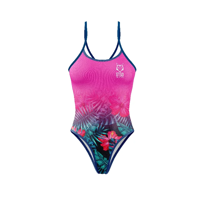 Women's Swimsuit Tropical Quick-Dry Swimsuit