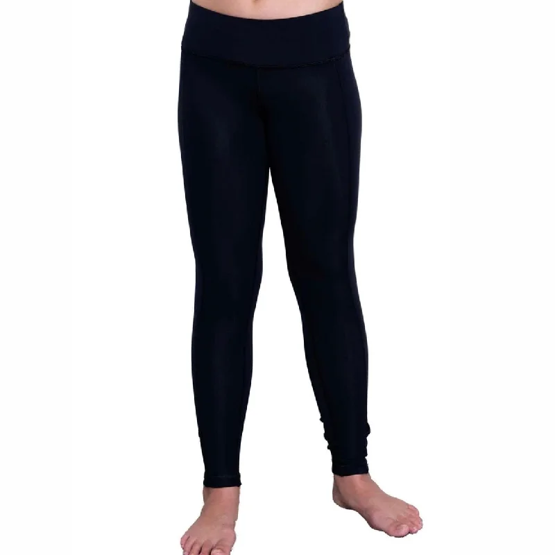 Youth Swim Tights Black Classic One-Piece