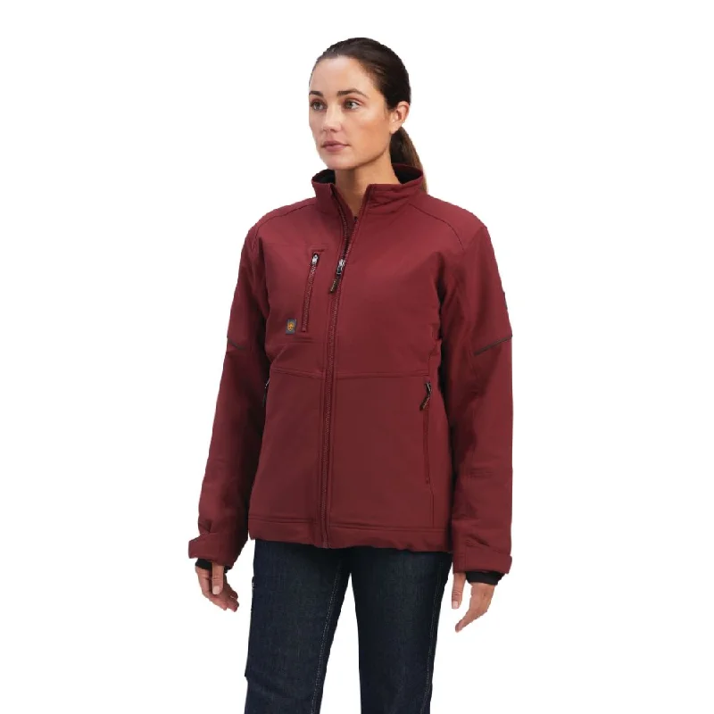 Ariat - Women's Rebar Dri-Tek DuraStretch Insulated Jacket V-Neck Jacket Boat Neck Jacket Square Neck Jacket