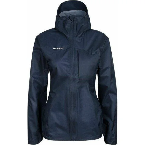 Mammut Kento Light Hs Hooded Jacket Women's Boat Neck Shawl Collar Notched Collar