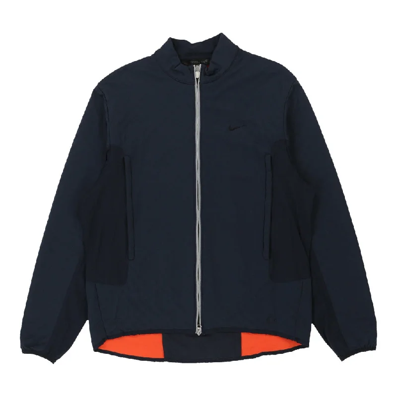 Nike Sphere Track Jacket - Large Navy Polyester Denim Jacket Leather Jacket Suede Jacket