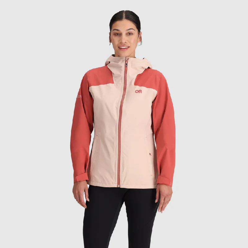 Outdoor Research Stratoburst Stretch Rain Jacket Women's Cotton Jacket Linen Jacket Terry Jacket