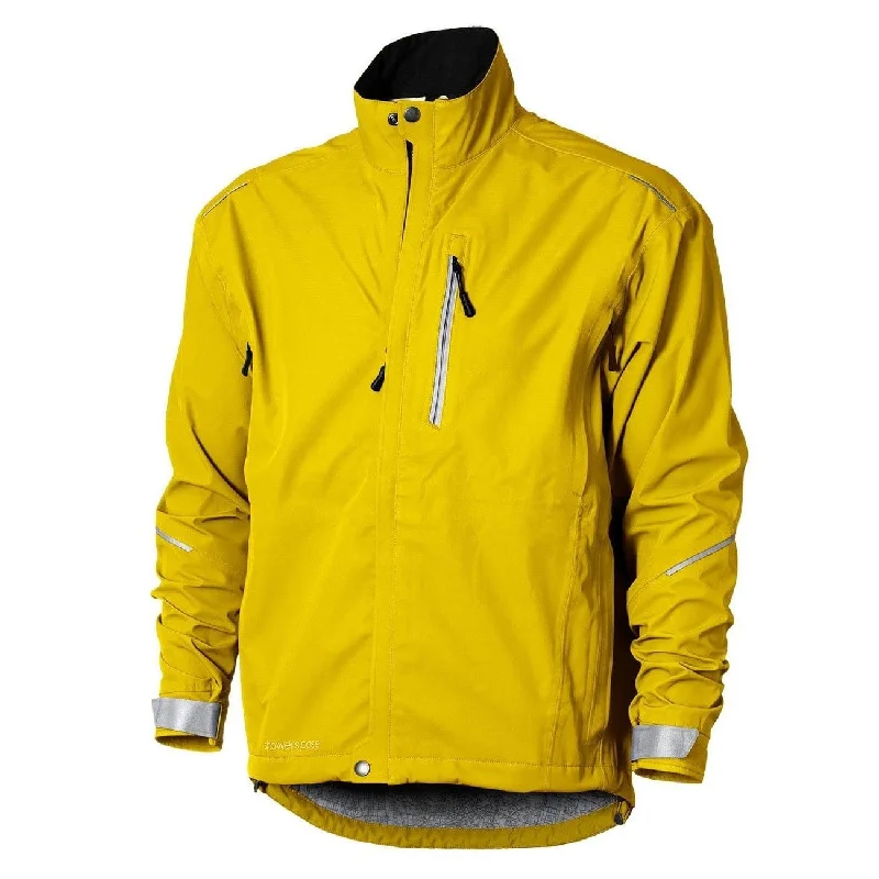 Showers Pass Transit Jacket CC Cycling Rain Jacket - Mens Snapped Jacket Toggled Jacket Drawstring Jacket