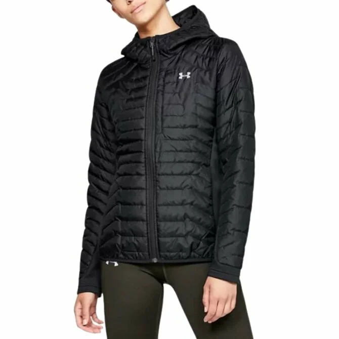 Under Armour- Women's ColdGear Reactor Hybrid Jacket Zippered Jacket Buttoned Jacket Snapped Jacket