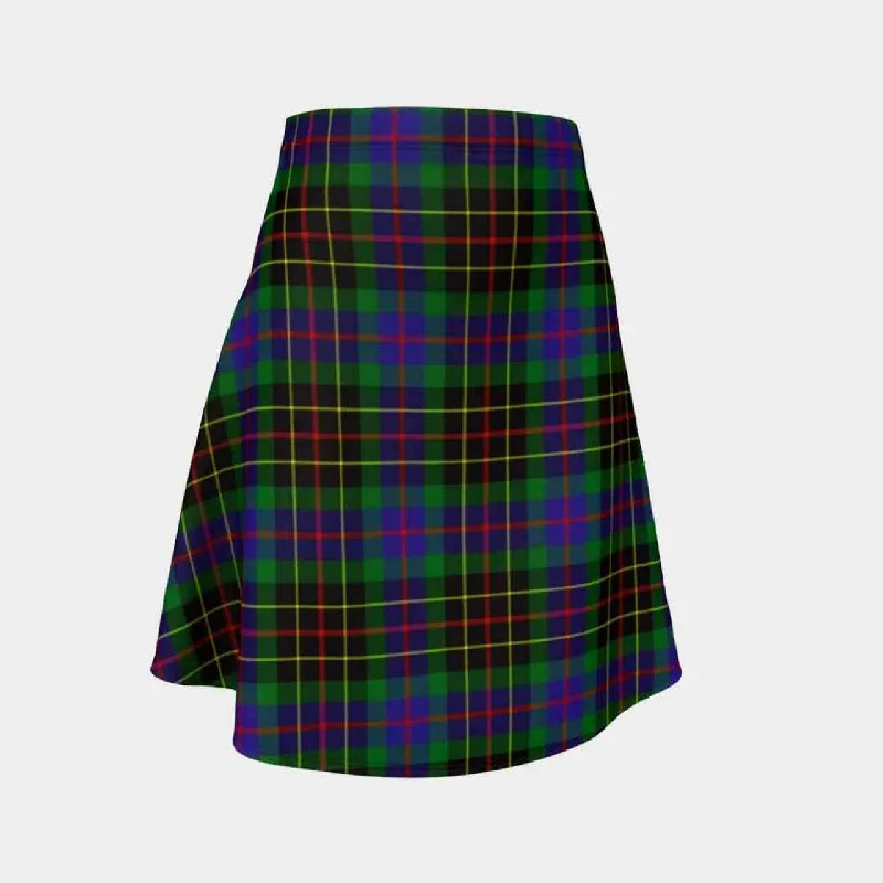 Brodie Hunting Modern Tartan Flared Skirt cotton skirt soft