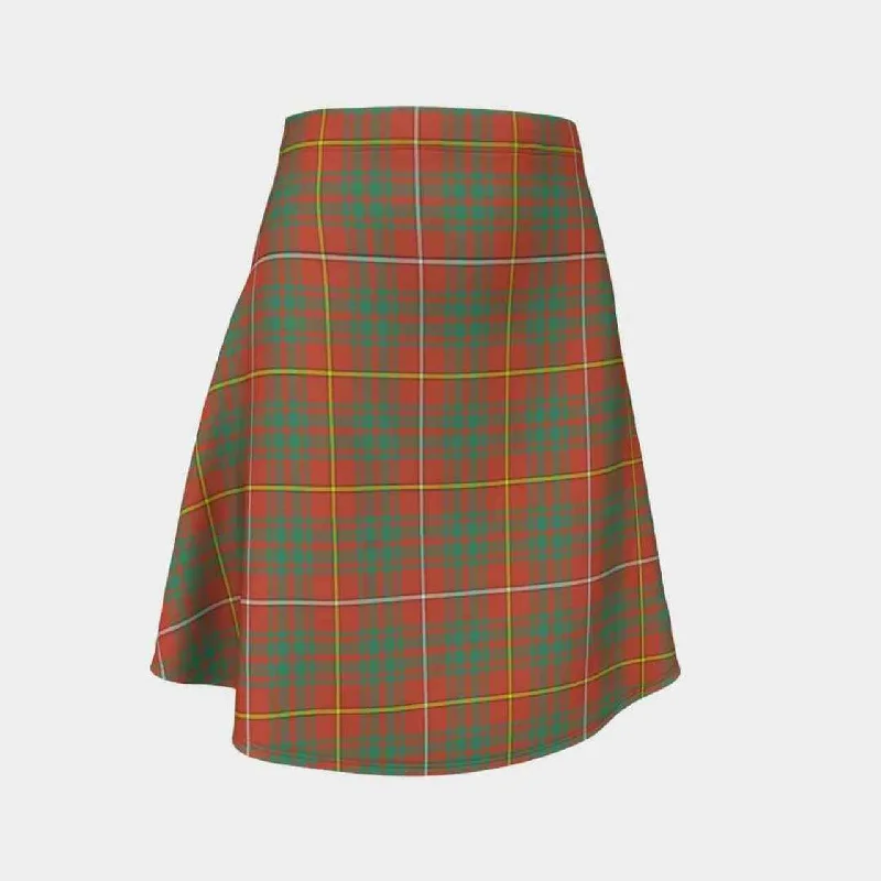 Bruce Ancient Tartan Flared Skirt chiffon skirt airy