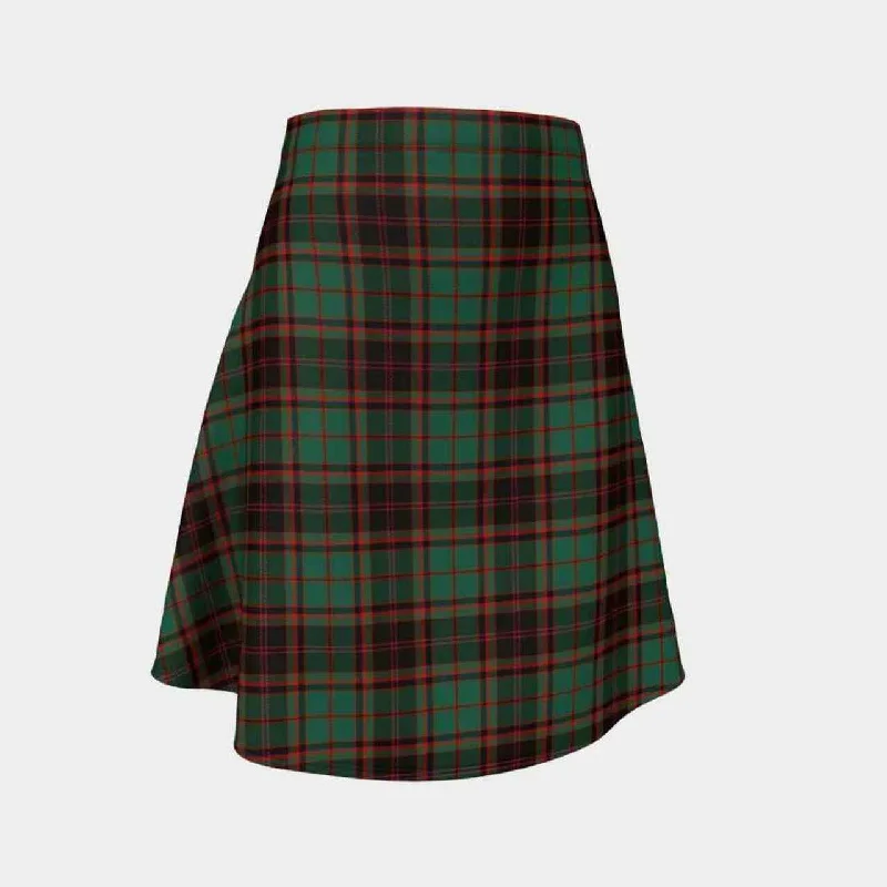 Buchan Ancient Tartan Flared Skirt corduroy skirt textured