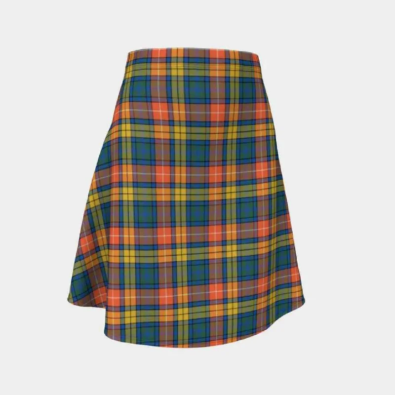 Buchanan Ancient Tartan Flared Skirt corduroy skirt cozy