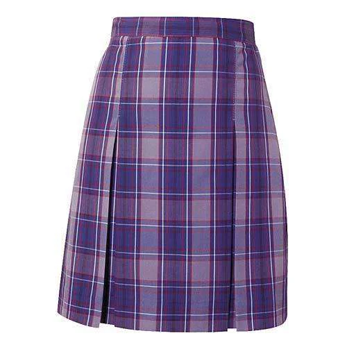 Kick Pleat School Uniform Skirt Style #34 velvet skirt glossy